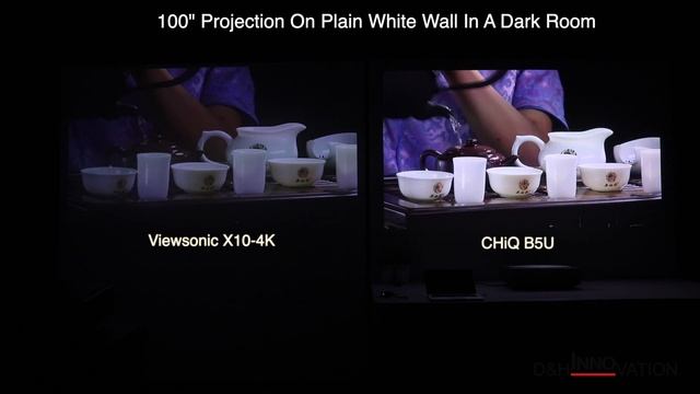 Changhong CHiQ B5U 4K Laser UST & ViewSonic X10-4K Short Throw Projector Comparison Review смотреть онлайн