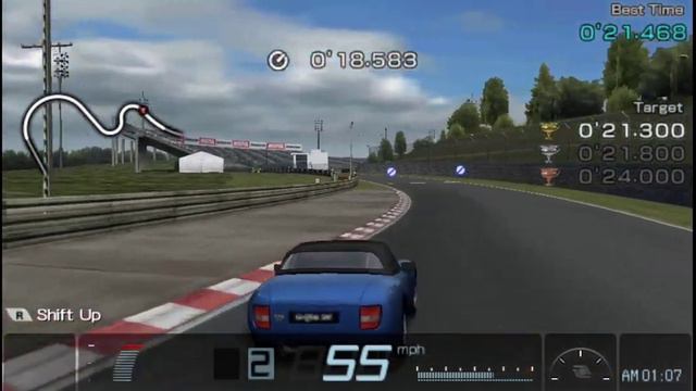Gran Turismo PSP - Section E License Tests Road To All Gold Pt 1(PPSSP HD) смотреть онлайн