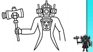 КАК НАРИСОВАТЬ ТИТАНА КАМЕРАМЕНА (Улучшенного) из Скибиди Туалет