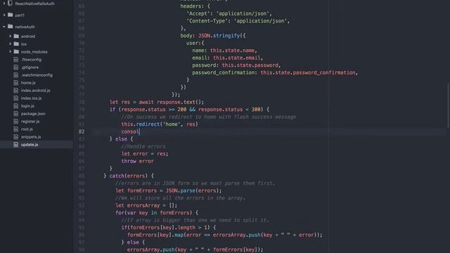 React Native Registration Part 6 - Update, delete, goodbye :) смотреть онлайн
