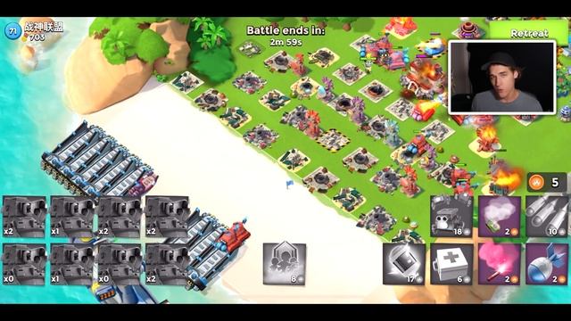 16 MAX LEVEL 12 SCORCHERS! Boom Beach HQ 25 Update смотреть онлайн