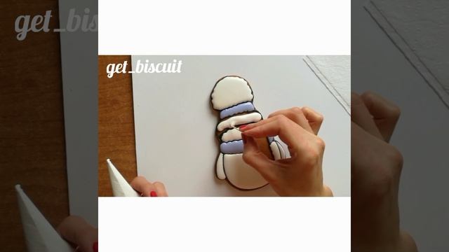 Пряник снеговик cookies snowman . Роспись пряников. Новогодние пряники смотреть онлайн