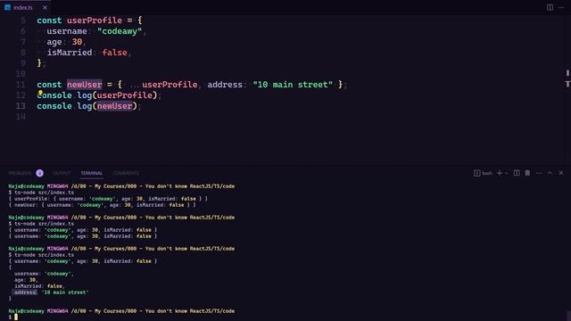 [Arabic] React.js, TypeScript, Redux - 10 - Object Spread Operator and Destructuring بالعربى смотреть онлайн