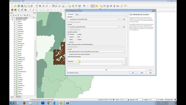 QGIS Join attributes by location смотреть онлайн