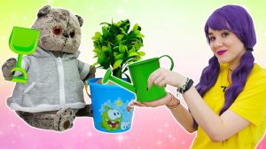 Дымок садовод? Веселое видео для детей - Игры с мягкими игрушками