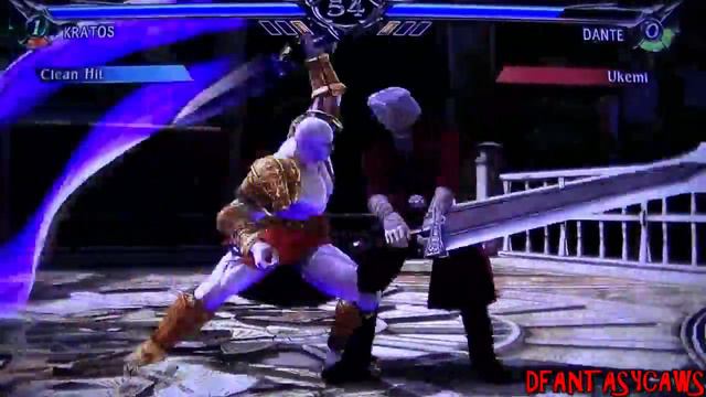 Kratos vs Dante *Soul Calibur V* смотреть онлайн