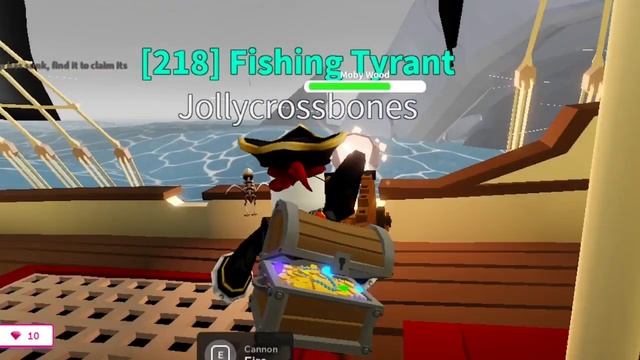 Shooting Moby with a CANNON! (with fish bits) (FISHING SIMULATOR)(ROBLOX) смотреть онлайн