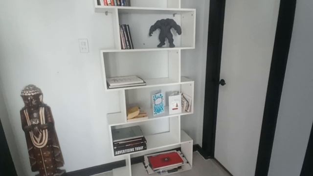 Tangkula 6 Shelf Bookcase, Modern S-Shaped Z-Shelf Style Bookshelf смотреть онлайн