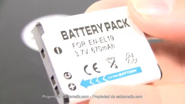 Batería compatible Nikon® EN-EL19 distribuido por CABLEMATIC ® смотреть онлайн