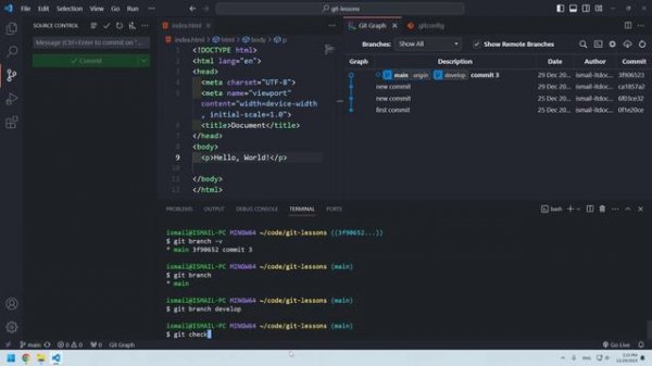 Git и GitHub для начинающих 2024