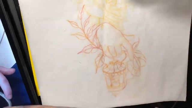 Tattoo sleeve drawing timelapse - sleeve tattoo - custom artwork смотреть онлайн