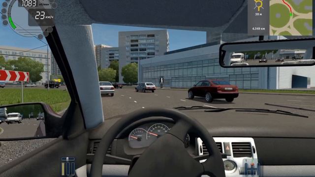 Еду на дачу в City car driving. смотреть онлайн