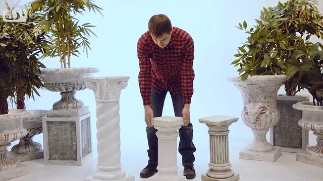Вазоны и колонны из полимерного материала на ХитСад смотреть онлайн