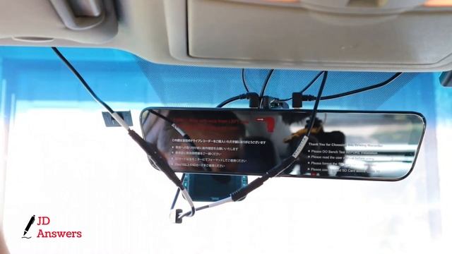 HOW TO INSTALL A 12" REAR VIEW MIRROR DASH CAM URVOLAX FRONT AND READ CAM WITH A RED WIRE & MOUNT смотреть онлайн