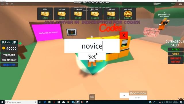 ALL *OP* WORKING CODES! Roblox ⛏ Destruction Simulator ⛏Discord смотреть онлайн