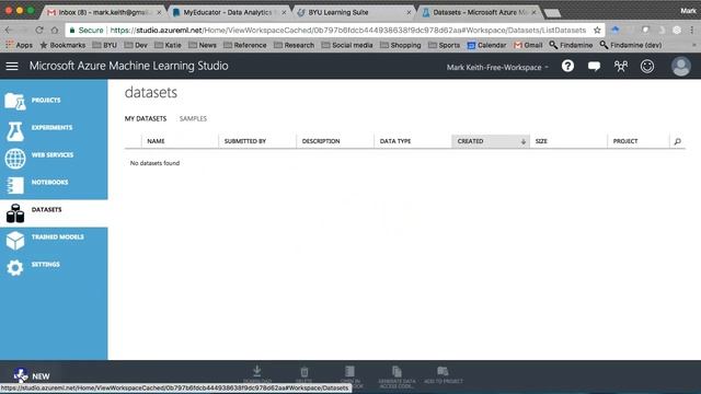 Azure Machine Learning Studio: Introduction and uploading data смотреть онлайн