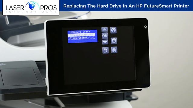 Replacing The Hard Drive In An HP FutureSmart Printer смотреть онлайн