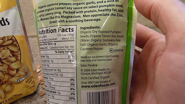 Spicy Eden Organic Pumpkin Seeds Product Review - Antioxidant-fruits смотреть онлайн