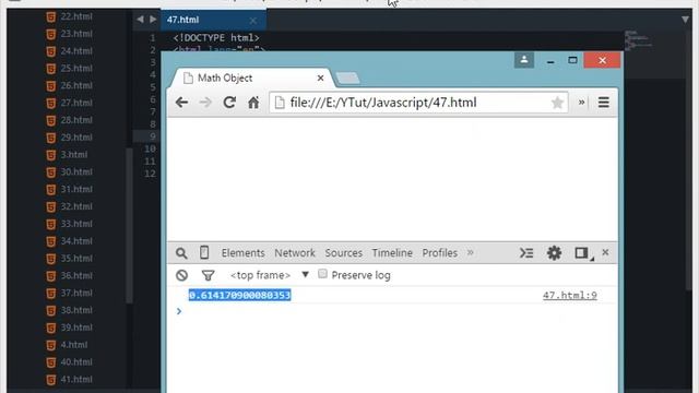 Javascript Tutorial 47: Math Object смотреть онлайн