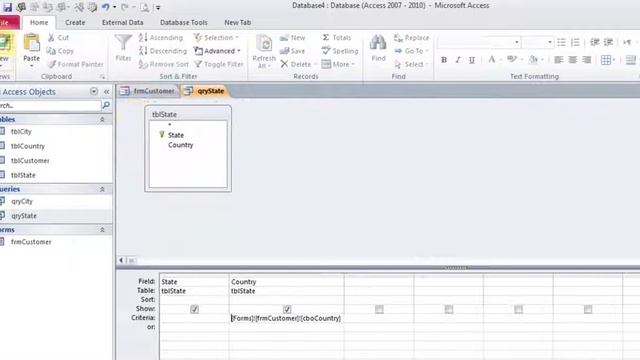 Microsoft Access pt 9 (Cascade Combo Box) смотреть онлайн