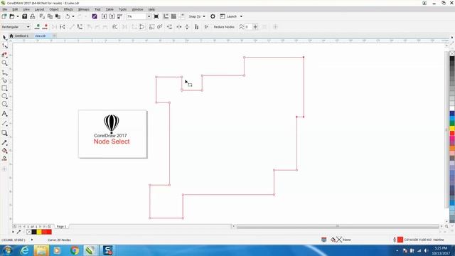 Corel Draw Tips & Tricks Corel 2017 Node Select смотреть онлайн