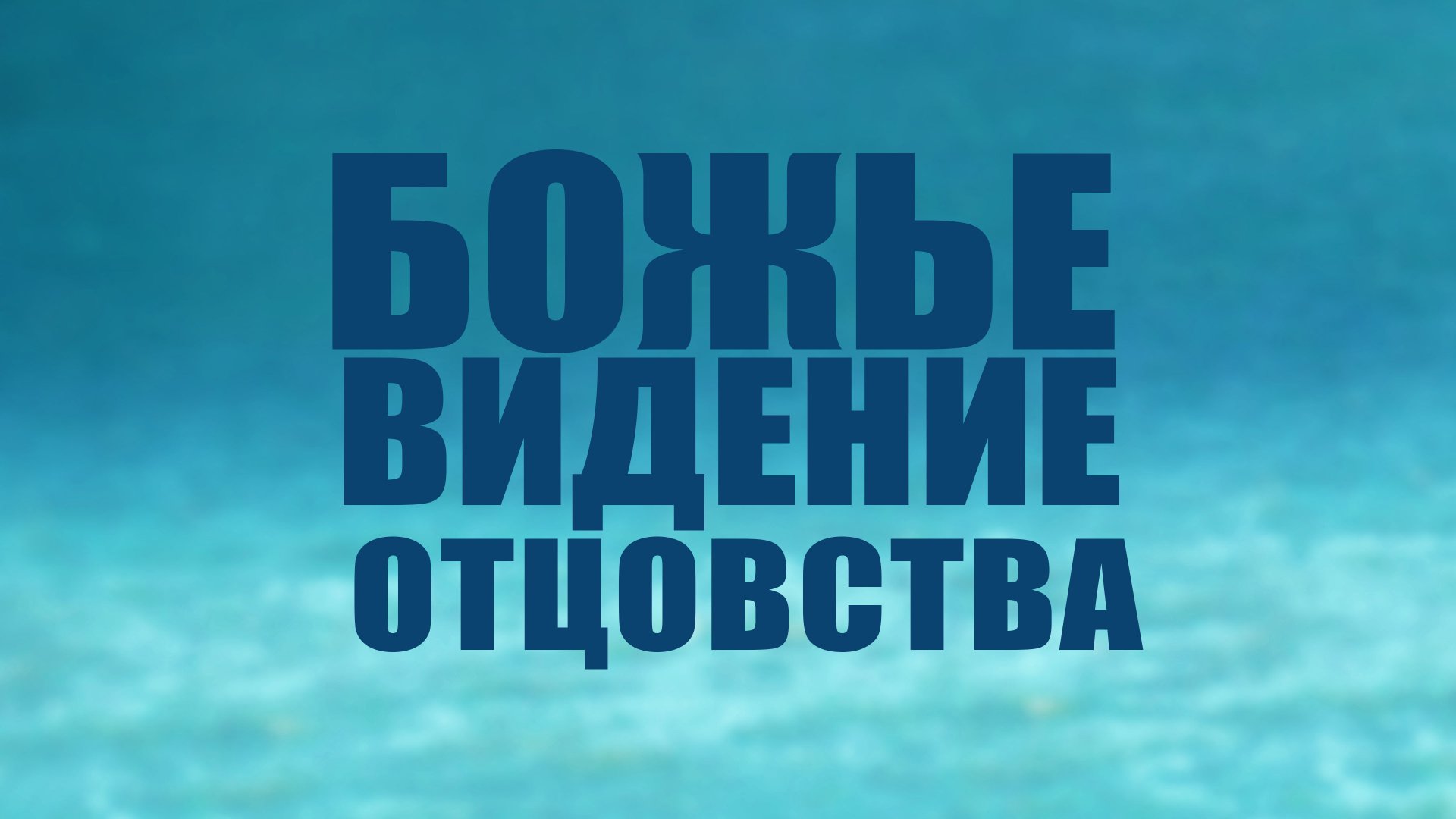 TVS PT205 Rus 11. Божье видение отцовства Введение.