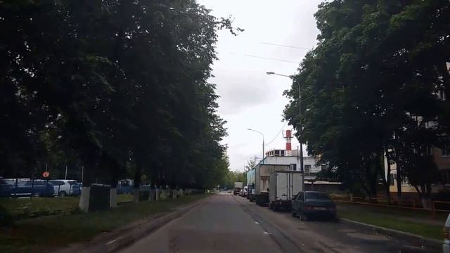 . Королев. Проспект Королева. Поездка в автомобиле по городу смотреть онлайн
