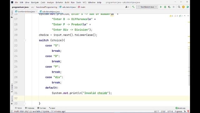 Calculator In Java смотреть онлайн