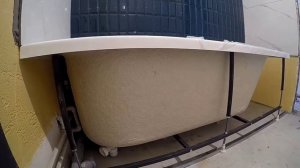 Монтаж каркаса под плитку для экрана акриловой ванны и инсталляции в ванной комнате