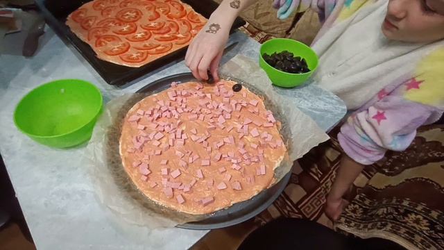 #59. Готовим пиццу. Простой рецепт, справится даже ребенок.