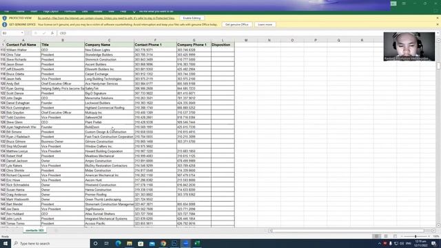 B2B, B2C Leads Price $100 For the One Excel Template смотреть онлайн