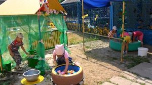 оформление игровой площадки в детском саду своими руками