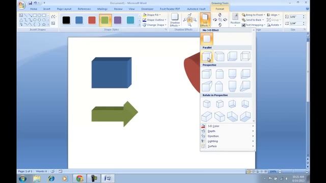 How To Make 3d Shapes In Microsoft Word? смотреть онлайн