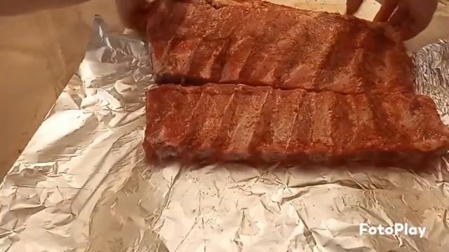 свиные ребрышки в фольге смотреть онлайн