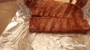 свиные ребрышки в фольге