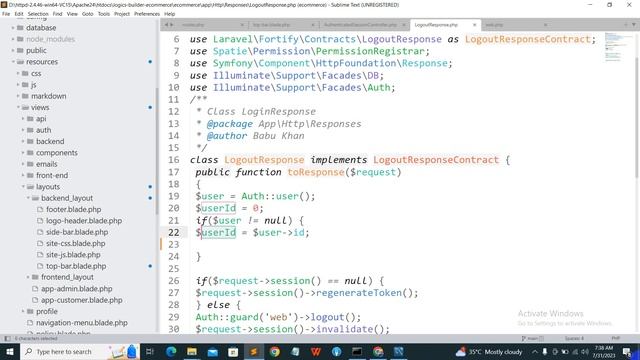 admin logout Laravel, storing logout date time when user logged out | Laravel in Pashto смотреть онлайн