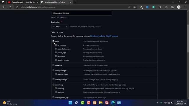 Github authentication token 2022 смотреть онлайн