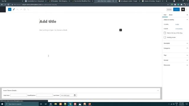 FreeJobAlert WordPress Theme | Download | Introduction | Free Job Alert | WordPress Theme смотреть онлайн