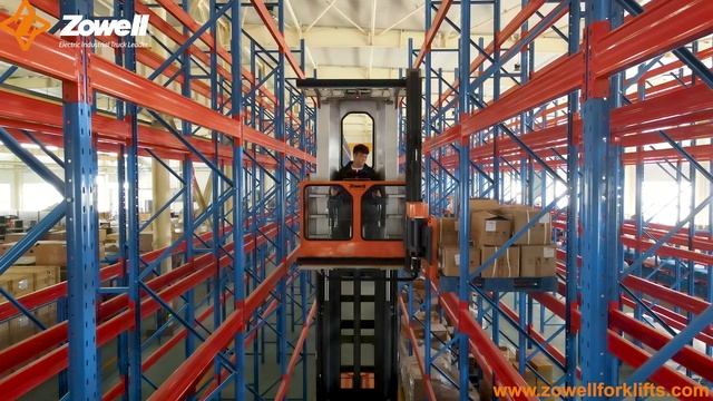 Zowell New Man-up VNA Forklift make changes For State Grid Corporation of China смотреть онлайн