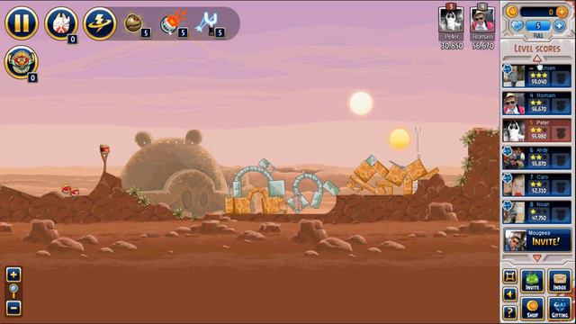Angry Birds Star Wars: Level 4 (Tatooine) Facebook HD (3 stars) смотреть онлайн