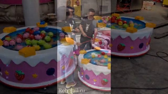 Аттракцион рыбалка "Лягушки" смотреть онлайн