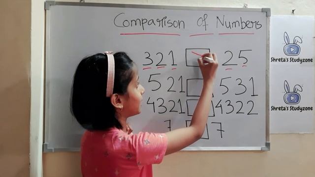 Comparison of numbers | Comparison of numbers in hindi | Comparing large numbers | comparing number смотреть онлайн