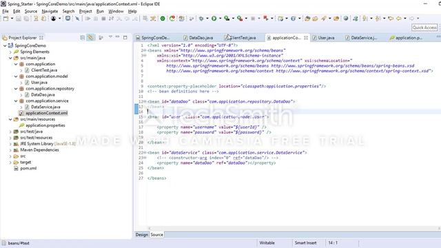 Spring Fetching Data from Properties file and Bean Lifecycle смотреть онлайн