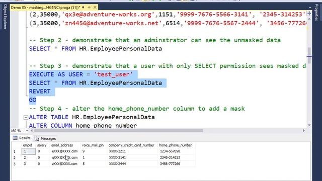 1 Dynamic data masking New Feature in SQL Server 2016 in english смотреть онлайн