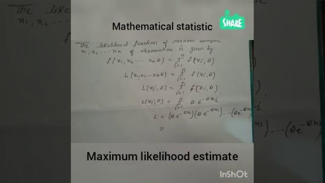 Find the maximum likelihood estimate смотреть онлайн