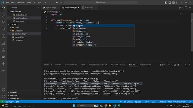Cara input data file CSV ke web dengan selenium python смотреть онлайн