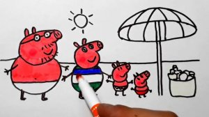 Как нарисовать свинку пеппу Рисуем СВИНКУ ПЕППУ. Раскраски для детей