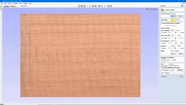 Intro To The Texturing Toolpath - Part 35 - Vectric For Absolute Beginners