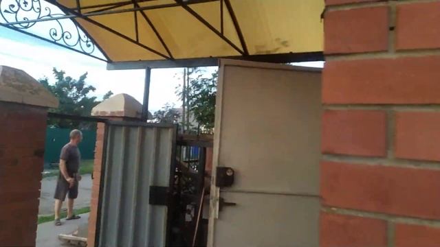Навес, поликарбонат, кованые элементы своими руками смотреть онлайн