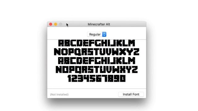 Get Minecraft Font 2016 - Download Minecraft Font Mac/Windows смотреть онлайн